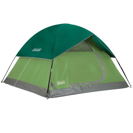 COLEMAN Sundome&reg; 3-Person Camping Tent - Spruce Green 2155647